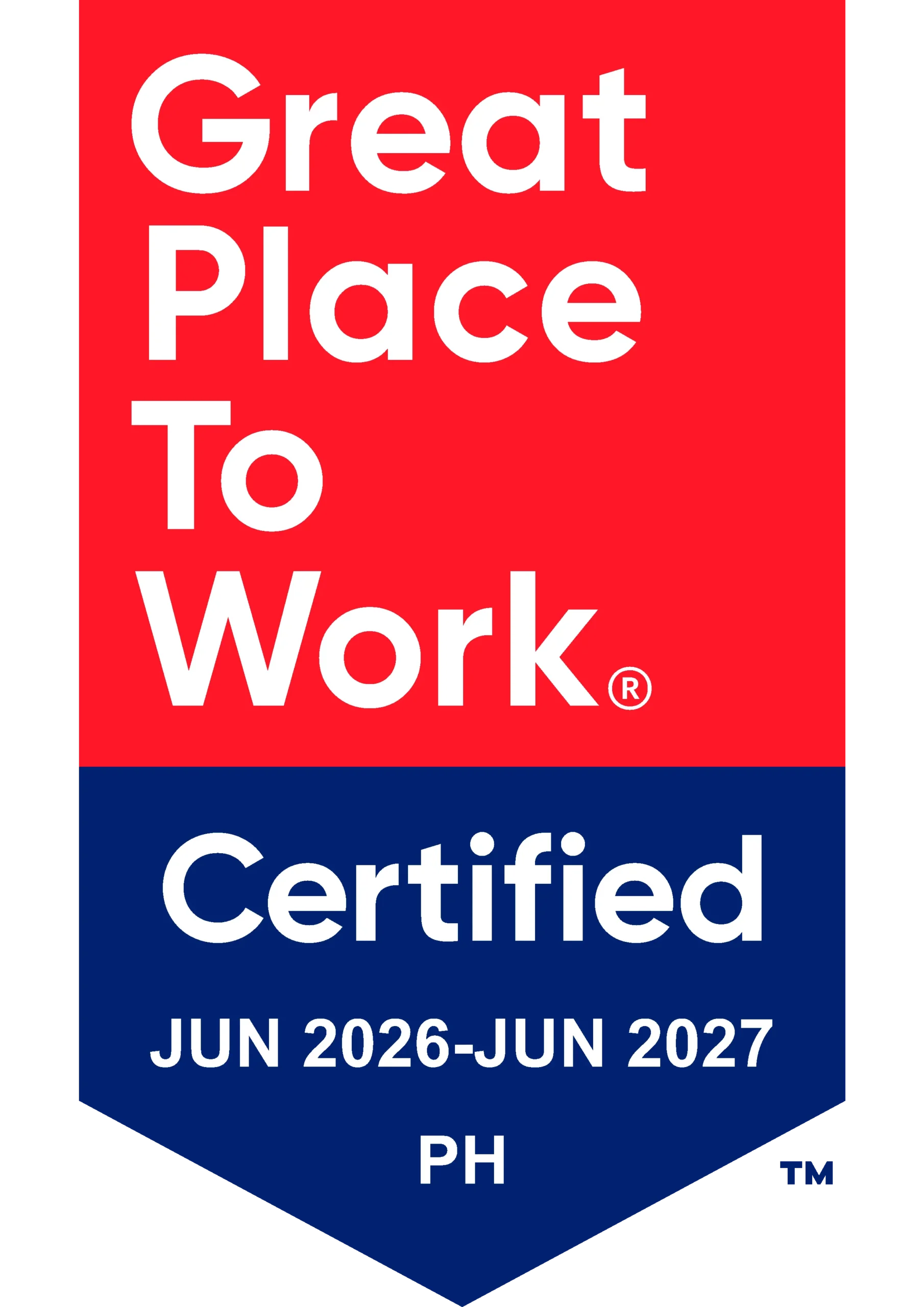 Great Place to Work Certified 2025-2026 Badge